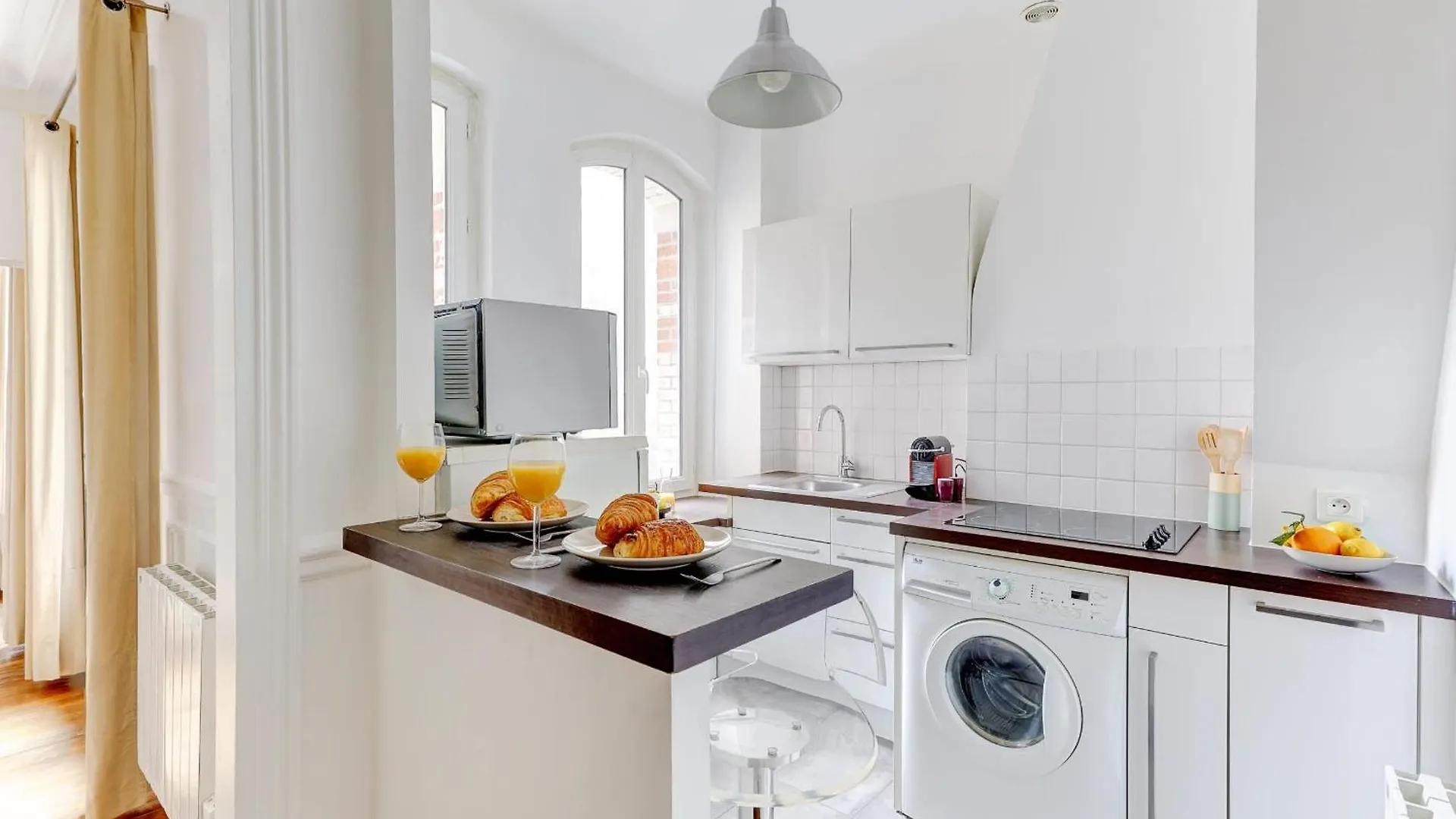 Apartamento Stylish 1Br Steps From Le Marais & Montorgueil París 0*,